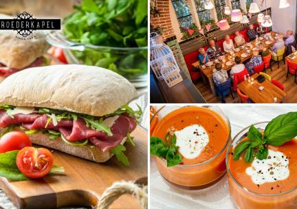 Ontbijt- of lunchplank bij Broederkapel