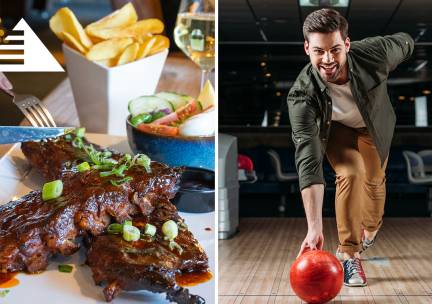 Spareribs à volonté + bowlen bij Bowling Antares