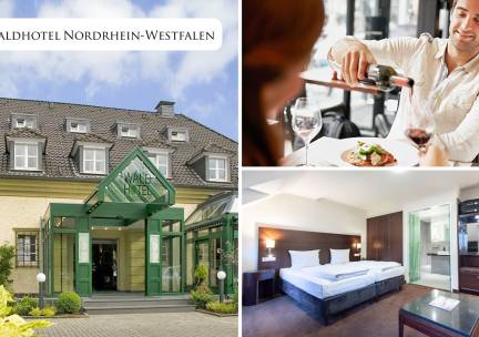 Overnachting(en) voor 2 + ontbijt + hoofdgerecht in het Niederbergisches Terrassenland