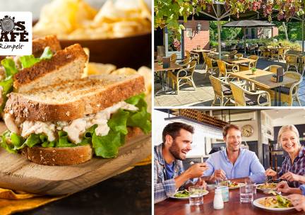 Tapaslunch bij Boscafé Het Rimpelt