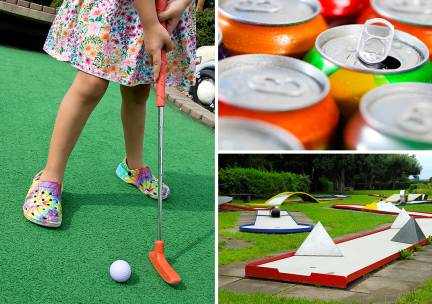 Minigolf + drankje naar keuze