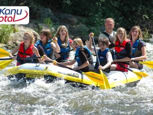 Raftingtocht van 12 km voor 1 of 2 personen