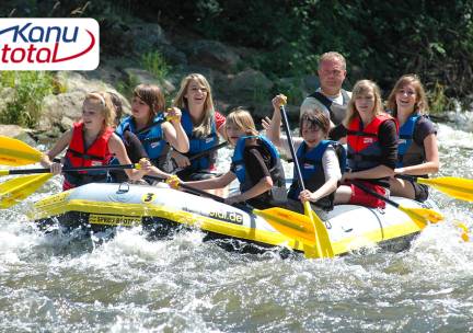 Raftingtocht van 12 km voor 1 of 2 personen