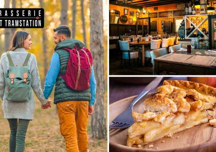 Winterwandeling + warme drank + gebak + lunchplank bij Het Tramstation