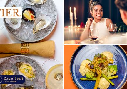 Oesters + hoofdgerecht naar keuze aan de bar