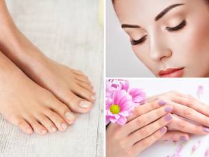 Pedicure-, BIAB- of French manicurebehandeling (60 of 90 min) of wimperextensions