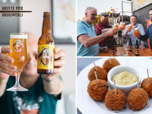 Bierproeverij + evt. bitterballen bij Grutte Pier Brouwerij