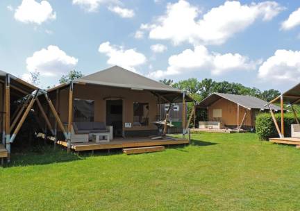 Safaritent voor 6-personen op park in Voorthuizen Veluwe