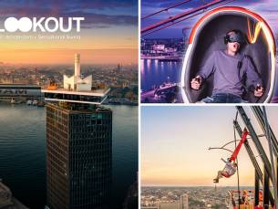 Entree voor A'DAM LOOKOUT + drankje of VR Ride