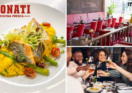 3- of 4-gangendiner Ã  la carte bij Restaurant Donati