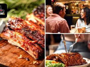 Onbeperkt spareribs bij CafÃ© De Rebel
