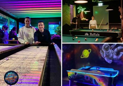 Onbeperkt indoor games bij District 182