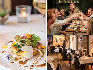 3- of 4-gangendiner Ã  la carte + amuse + broodmandje + evt. onbeperkt drank bij Bistro de Postkoets