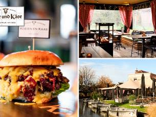 Warme drank + apfelstrudel, 2-gangen keuzelunch of hoofdgerecht + halve liter bier