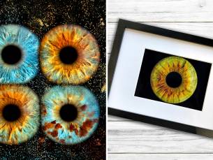 Iris-fotoshoot (1 tot 5 pers.) + 1 afdruk (10x15 cm)