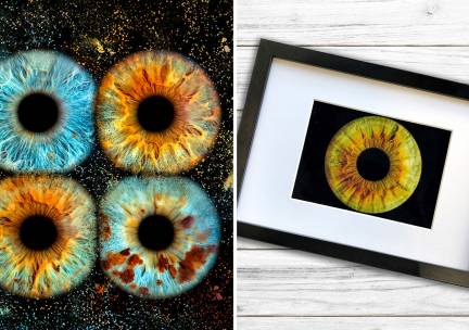 Iris-fotoshoot (1 tot 5 pers.) + 1 afdruk (10x15 cm)