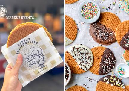 2 super-stroopwafels om af te halen in Rotterdam