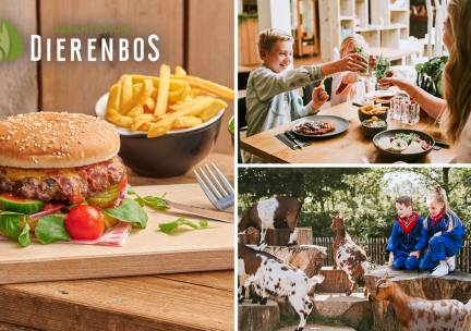 3-gangen keuzediner bij Vakantiepark Dierenbos