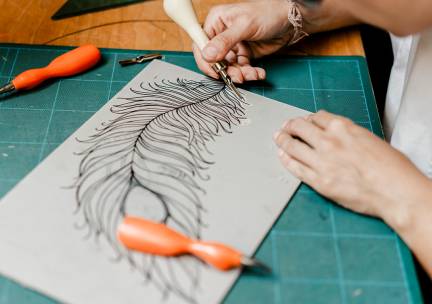 Workshop linosnede (ca. 3 uur)