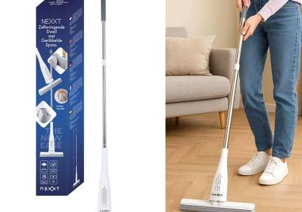 Self Squeeze Uitwringbare Mop - Met Handige PVA-Spons Mop! ...