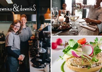 2- of 3-gangenlunch bij Brownies & DownieS Delft