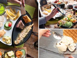 Tafelgrilldiner + evt. nagerecht