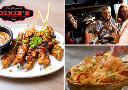 Amerikaans 3-gangendiner met vrije keuze van de kaart bij Steakhouse Dixie's