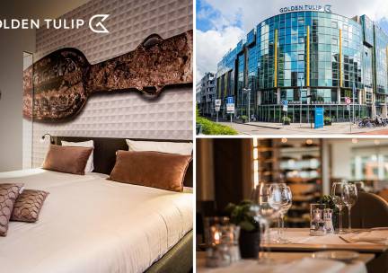 Overnachting voor 2 + ontbijt + evt. 3-gangendiner in hartje Leiden