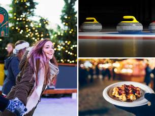 Schaatsen (2 uur) + huur schaatsen + 2 drankjes of curling (1 uur) in Sittard