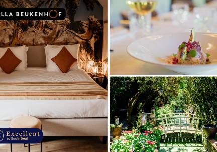 Overnachting voor 2 + ontbijt + 5-gangendiner