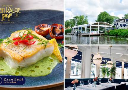 4-gangen keuzediner aan de Amstel