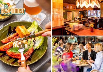 2-gangenlunch Ã  la carte bij De Hoptimist Bar & Keuken