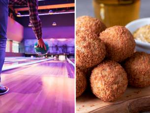 Discobowlen (1 uur) voor max. 6 personen + bitterballen