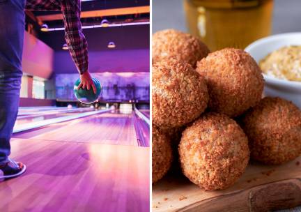 Discobowlen (1 uur) voor max. 6 personen + bitterballen