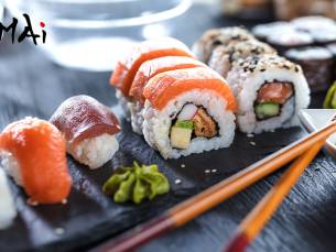 Sushibox (24, 26, 40 of 60 stuks) voor afhaal bij Umai Sushi To Go