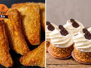 4 appelflappen + 4 nougatinegebakjes voor afhaal bij Brood&Zo