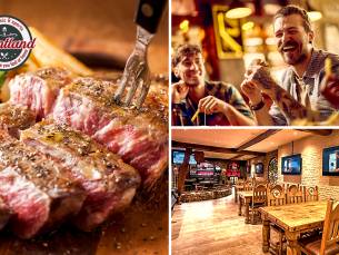 Burger + bijgerecht + drankje of 3-gangendiner Ã  la carte + bijgerecht