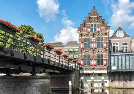 Vlaanderen en zuidelijk Nederland vanaf Rotterdam
