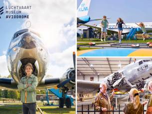 Entree voor Luchtvaartmuseum Aviodrome