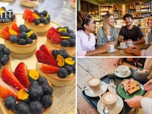 Warme drank + zoete plank