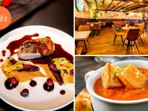 3- of 4-gangenlunch of -diner