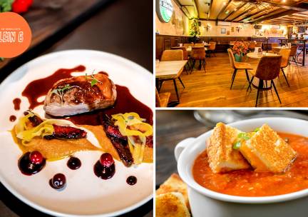 3- of 4-gangenlunch of -diner