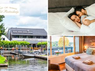 Overnachting voor 2 + ontbijt in het hart van Nationaal Park de Weerribben