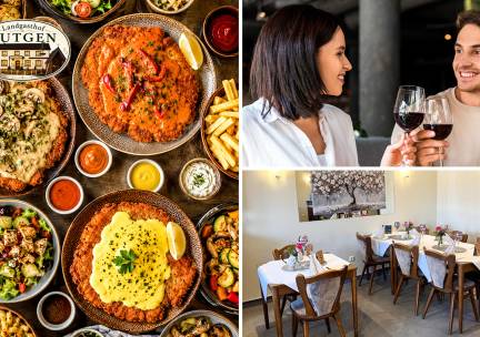 All-You-Can-Eat schnitzel + bijgerechten + dessert bij Landgasthof Lutgen
