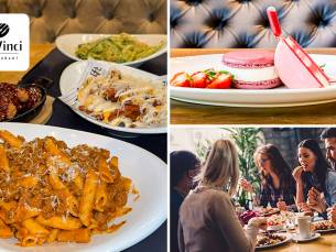 2- of 3-gangendiner Ã  la carte bij Da Vinci