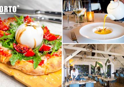2- of 3-gangen keuzelunch bij Porto Loosdrecht