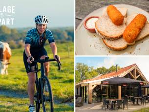 Wandel- of fietsarrangement + koffie + gebak + 2-gangenlunch