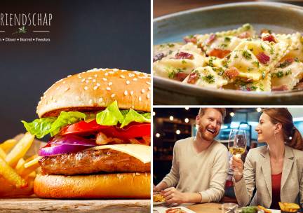 3-gangen keuzediner + brood vooraf bij De Vriendschap Boskant in Sint-Oedenrode