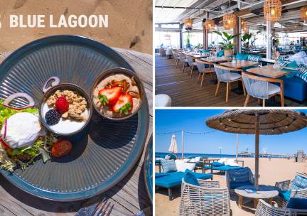 Vaderdaglunch of ontbijt bij Strandpaviljoen Blue Lagoon
