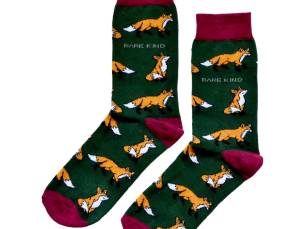 Save the Foxes Bamboo Socks | UK Adult 7-11